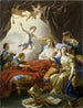 Allegorie op de dood van de Dauphin - Louis-Jean-François Lagrenée — weergave van het kunstwerk