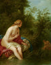 Landscape Painting with Salmacis and Hermaphrodite - Louis-Jean-François Lagrenée — artwork view