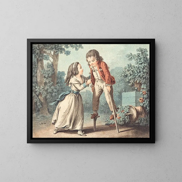 De Jacht - Louis-Marin Bonnet — ingelijst kunstwerk aan de muur