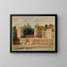 the Old Police Prefecture in 1849 - Louis-Martial-Thodat Masson — framed artwork on a wall