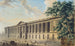 De colonnade van het Louvre rond 1800 aan de zijde van het terras van de Feuillants - Louis-Pierre Baltard — weergave van het kunstwerk