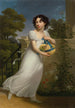 Portret van Lucie Isabey Madame Collon - Louis André Gabriel Bouchet — weergave van het kunstwerk