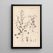 Herbier de la flore française Pl0076 - Louis Antoine Cusin — ingelijst kunstwerk aan de muur