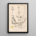 Herbier de la flore française Pl0109 - Louis Antoine Cusin — ingelijst kunstwerk aan de muur