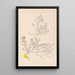 Herbier de la flore française Pl0215 - Louis Antoine Cusin — ingelijst kunstwerk aan de muur