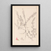 Herbier de la flore française Pl0223 - Louis Antoine Cusin — ingelijst kunstwerk aan de muur