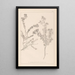 Herbier de la flore française Pl0383 - Louis Antoine Cusin — ingelijst kunstwerk aan de muur