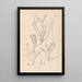 Herbier de la flore française Pl0402 - Louis Antoine Cusin — ingelijst kunstwerk aan de muur