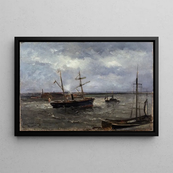 Louis Artan - Quay in Antwerp.webp