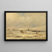 Snow Painting - Louis Artan — framed artwork on a wall