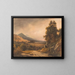 Landschap met decoratieve figuren - Louis Auguste Lapito — ingelijst kunstwerk aan de muur