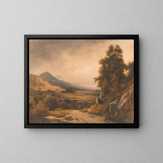 Louis Auguste Lapito - Italian landscape with decorative figures.webp