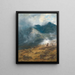 After the Rain, a Highland Brae - Louis Bosworth Hurt — framed artwork on a wall