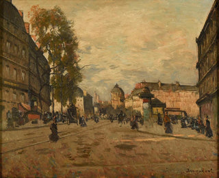 Louis Braquaval - La place SaintMichel  Paris.webp