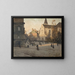 L'église Saint-Médard - Louis Braquaval — ingelijst kunstwerk aan de muur
