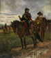 Gepantonneerde ruiters - Louis Braun — weergave van het kunstwerk