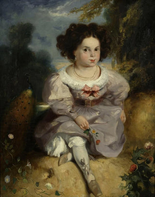Louis Candide Boulanger - Lopoldine Hugo lge de quatre ans.webp