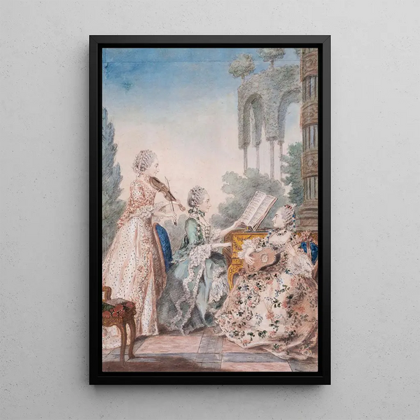 Louis Carrogis Carmontelle - Les trois filles du compositeur Royer.webp