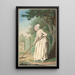 La duchesse de Chaulnes en jardinière dans une allée - Louis Carrogis Carmontelle — artwork view