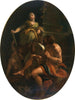 Hercule en Omphale - Louis Dorigny — weergave van het kunstwerk