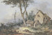 Landschap met boerderij in puin - Louis Gabriel Moreau — weergave van het kunstwerk