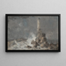 Le Phare Le Grand Phare - Louis Gabriel Moreau — ingelijst kunstwerk aan de muur