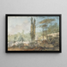 Vue d'un parc - Louis Gabriel Moreau — ingelijst kunstwerk aan de muur