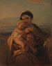 The Evening le soir - Louis Gallait — weergave van het kunstwerk