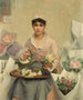 De bloemenverkoper - Louis Galliac — weergave van het kunstwerk