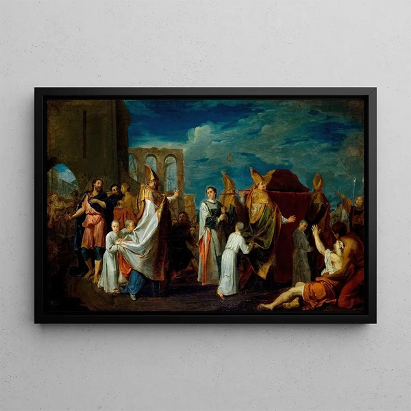 Louis Galloche - La translation des reliques de Saint Augustin.webp