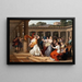 Ulysses herkent Achilles tussen de meisjes van Lycomède - Louis Gauffier — ingelijst kunstwerk aan de muur