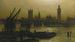 Westminster Bridge with the Houses of Parliament - Louis Grimshaw — artwork view