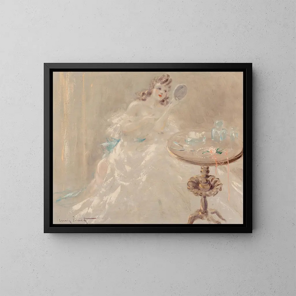 Ochtend - Louis Icart — ingelijst kunstwerk aan de muur