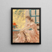 Thoughtful Painting - Louis Icart — framed artwork on a wall