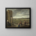 Landschap met boeren - Louis Le Nain — ingelijst kunstwerk aan de muur