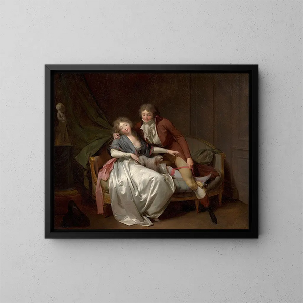 Défends-moi - Louis Léopold Boilly — ingelijst kunstwerk aan de muur