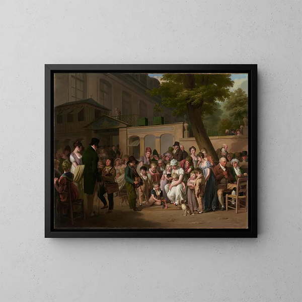 Ingang van de Turkse Tuin - Louis Léopold Boilly — ingelijst kunstwerk aan de muur