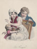 Angst - Louis Léopold Boilly — weergave van het kunstwerk