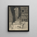 tekening voor Aurélia VII Place de la Concorde - Louis Marcoussis — ingelijst kunstwerk aan de muur