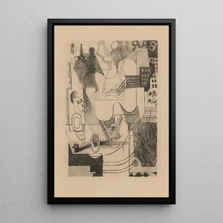 Louis Marcoussis - Pome lu au mariage dAndr Salmon.webp