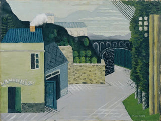 Louis Marcoussis - Stadt mit Viadukt.webp