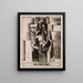 Le Bar - Louis Marcoussis — ingelijst kunstwerk aan de muur