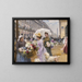 De bloemenverkoper, rue de Rivoli - Louis Marie de Schryver — ingelijst kunstwerk aan de muur