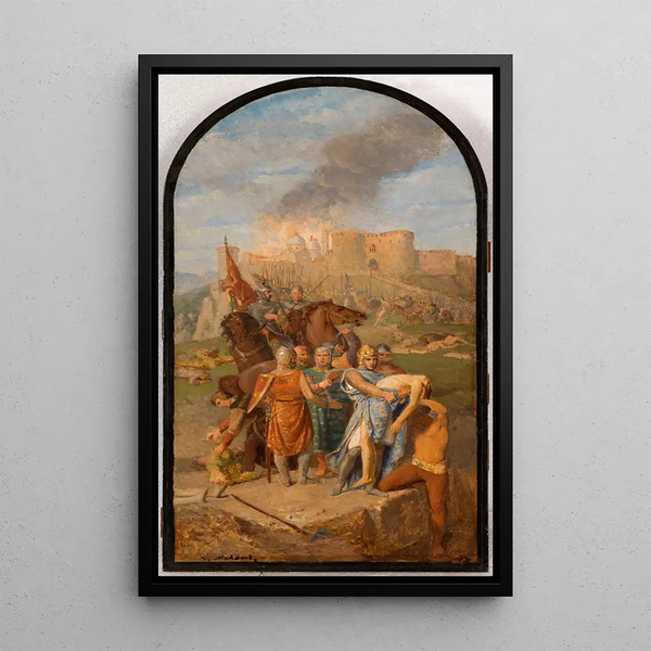 Louis Matout - Saint Louis enterre les pestifrs Damiette.webp