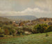 dorp van de Delaware Water Gap - Louis Michel Eilshemius — weergave van het kunstwerk