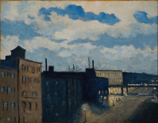 Louis Michel Eilshemius - New York Street at Dusk.webp