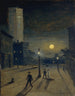 New York 's nachts - Louis Michel Eilshemius — weergave van het kunstwerk