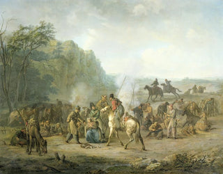 Bivouac cosaque 1813 - Louis Moritz — weergave van het kunstwerk