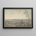 Versailles gezien vanaf het zuidwesten - Louis Nicolas de Lespinasse — ingelijst kunstwerk aan de muur