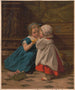 Eerste muziekles - Louis Prang — weergave van het kunstwerk